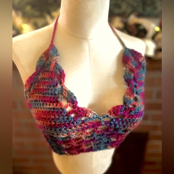 HANDMADE CROCHET FESTIVAL TOP - Picture 6 of 6